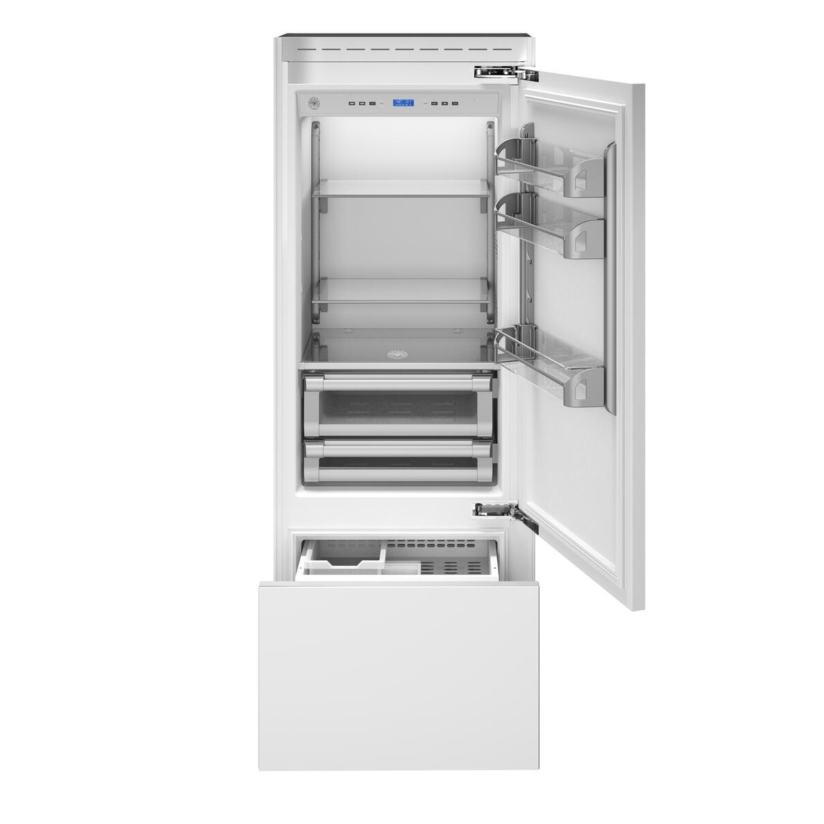 Bertazzoni REF30PRR 30" Counter Depth Bottom Freezer Refrigerator